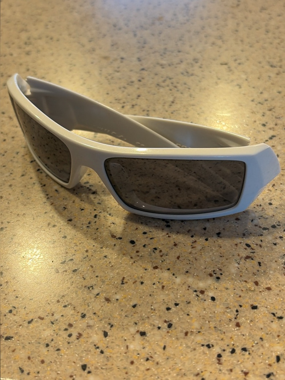 Vintage Y2K white Oakley gas can sunglasses